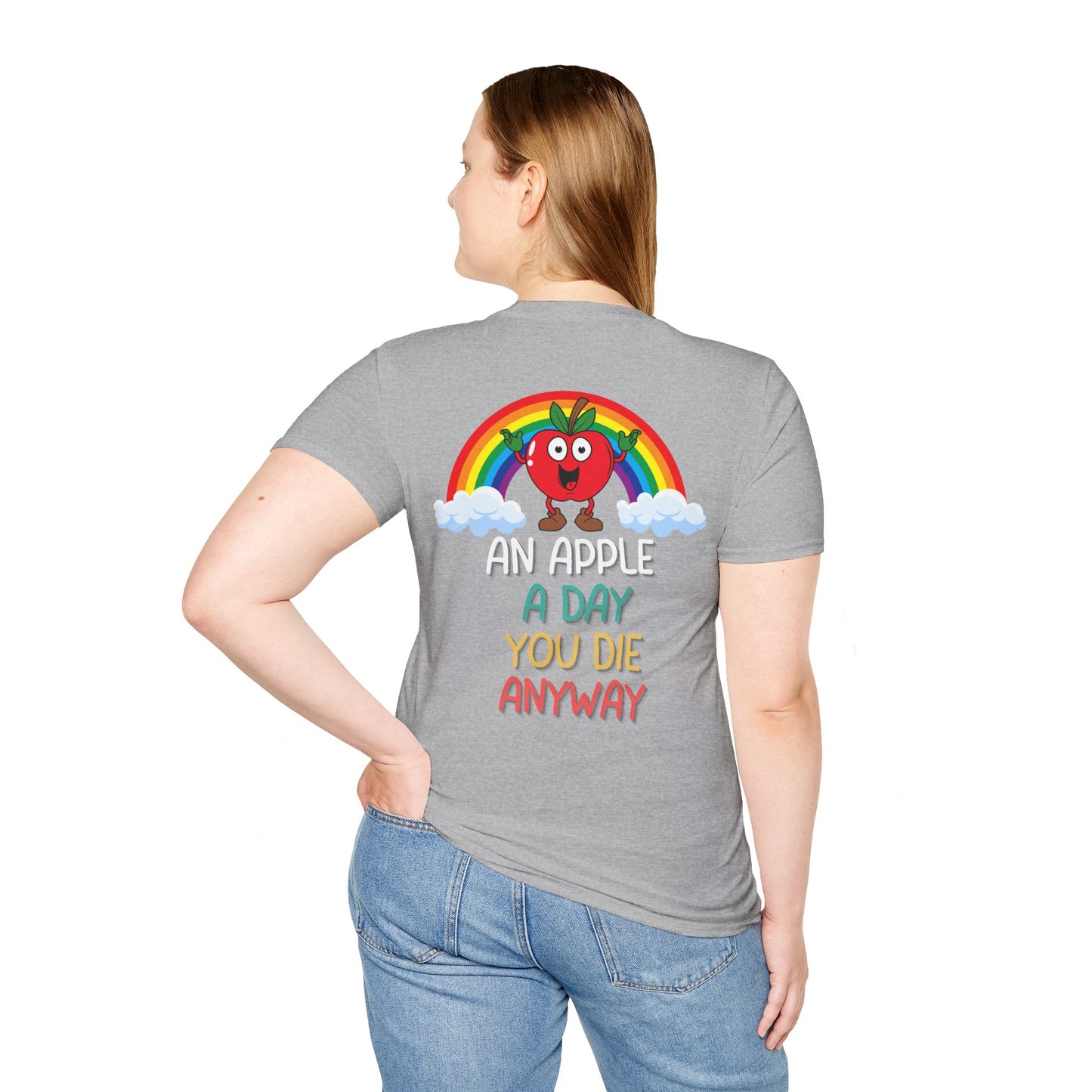 AN APPLE A DAY BACK T-SHIRT