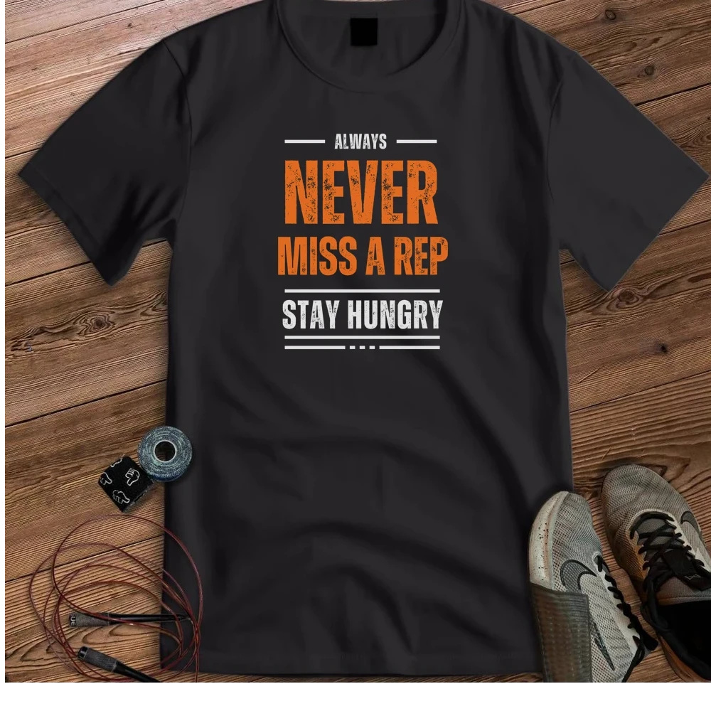 NEVER MISS A REP T-SHIRT
