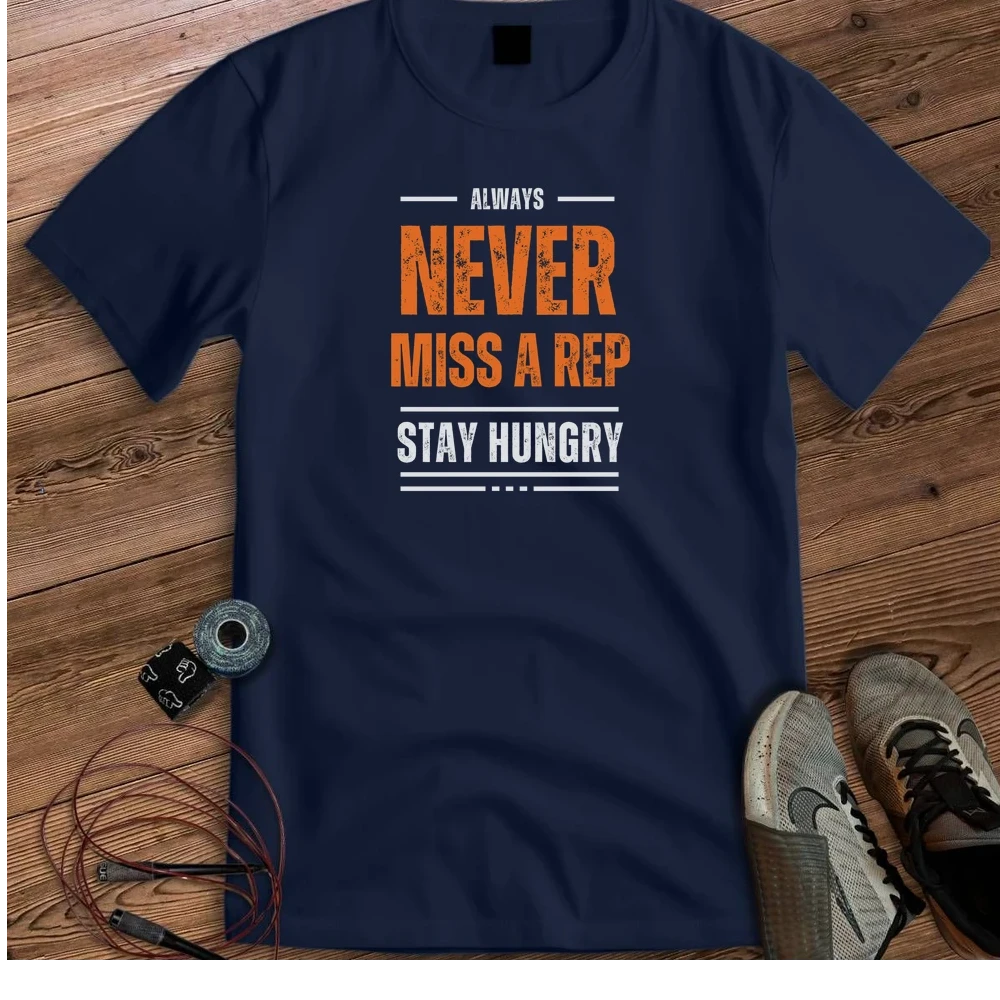 NEVER MISS A REP T-SHIRT