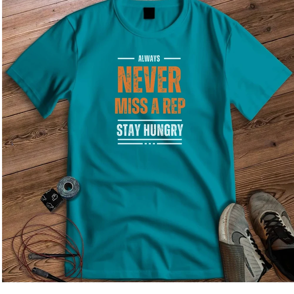 NEVER MISS A REP T-SHIRT