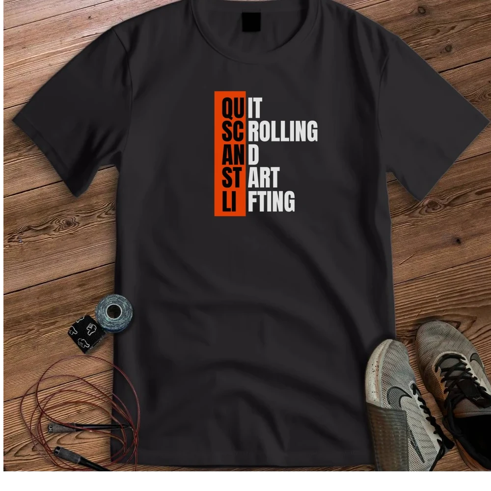 QUIT SCROLLING T-SHIRT