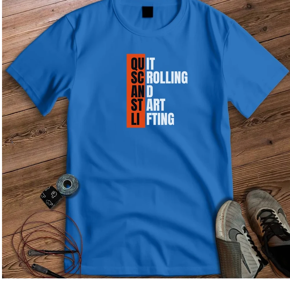 QUIT SCROLLING T-SHIRT