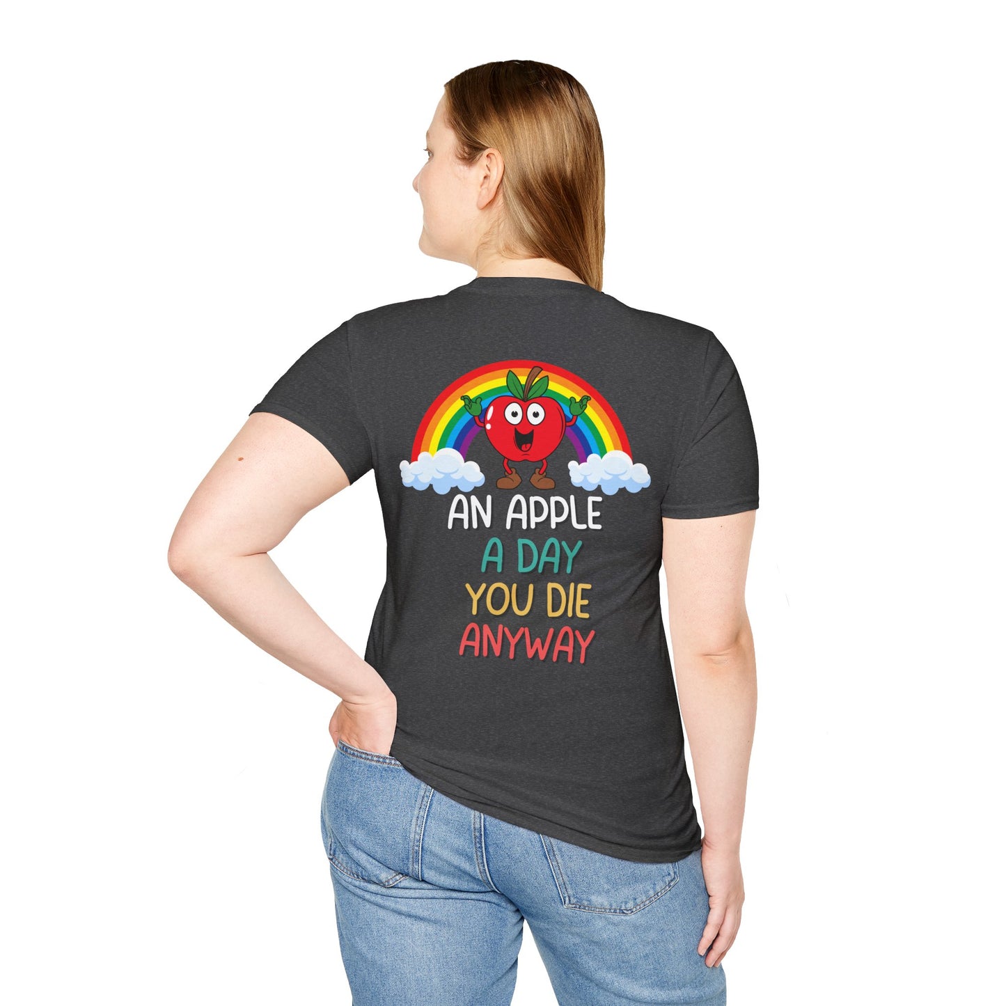 AN APPLE A DAY BACK T-SHIRT
