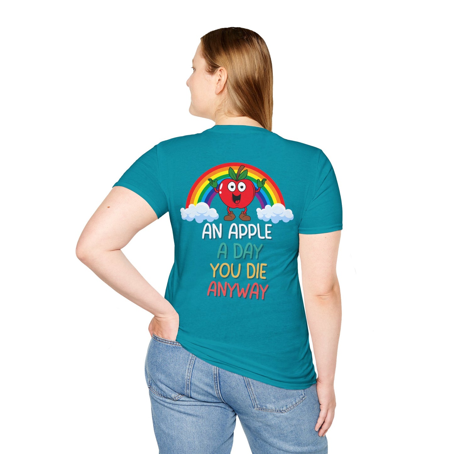 AN APPLE A DAY BACK T-SHIRT