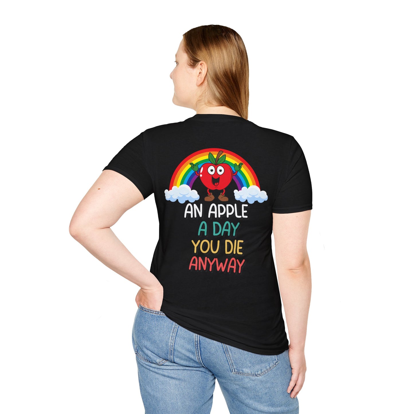 AN APPLE A DAY BACK T-SHIRT
