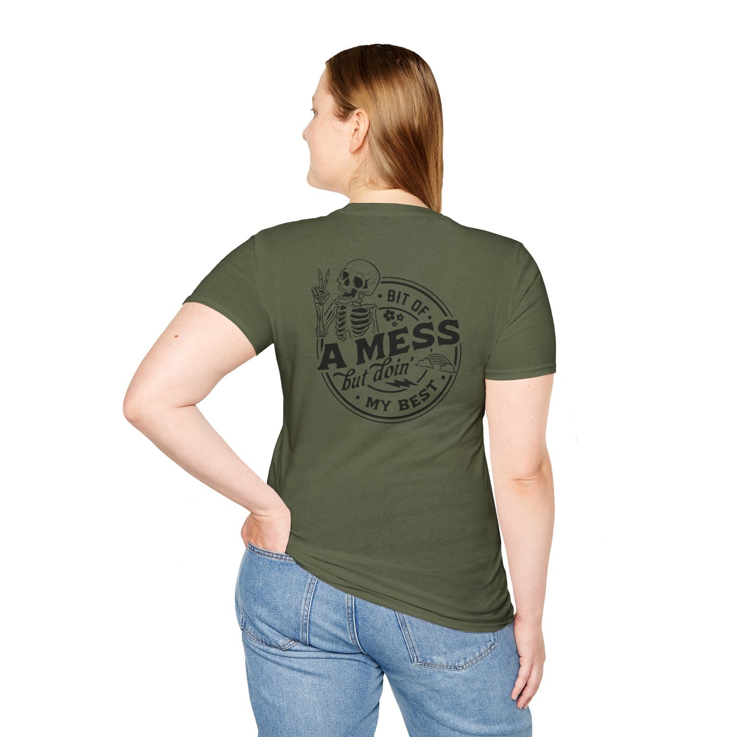 A BUT IF A MESS T-SHIRT