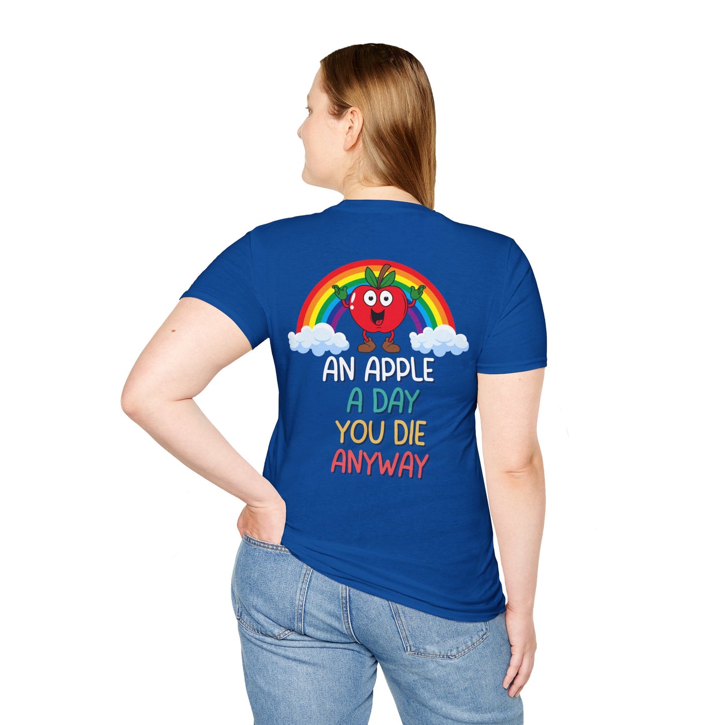 AN APPLE A DAY BACK T-SHIRT