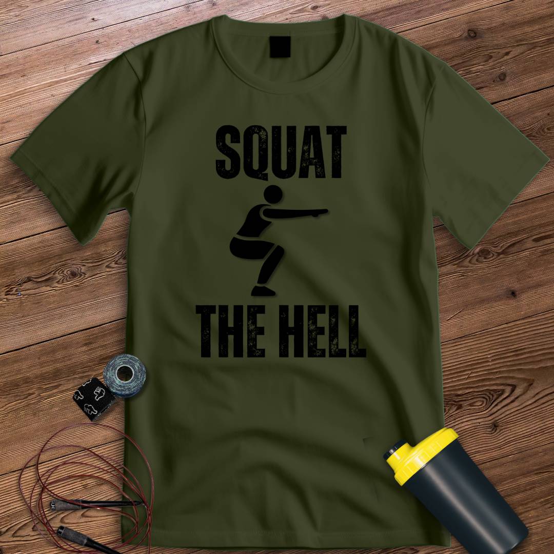 SQUAT THE HELL T-SHIRT