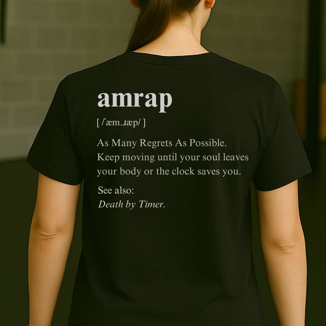 AMRAP DEFINITION T-SHIRT