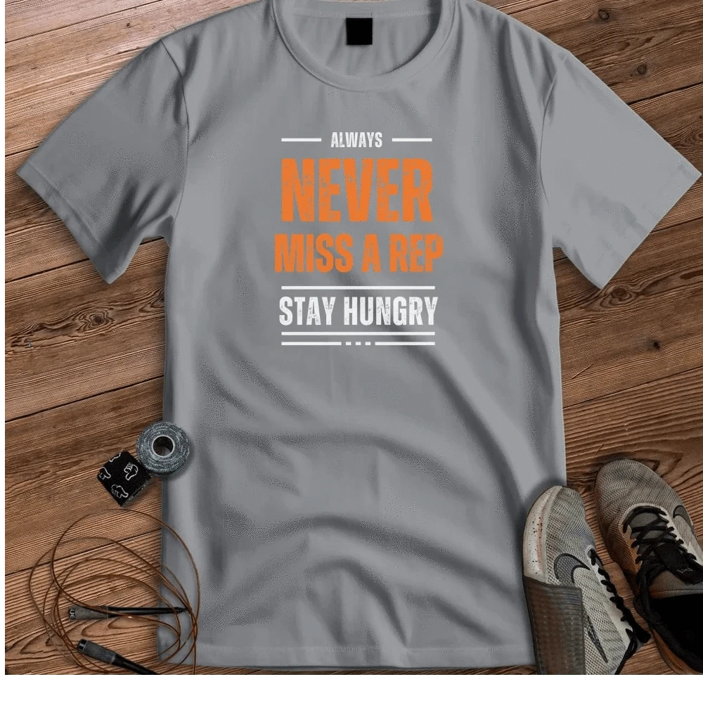 NEVER MISS A REP T-SHIRT