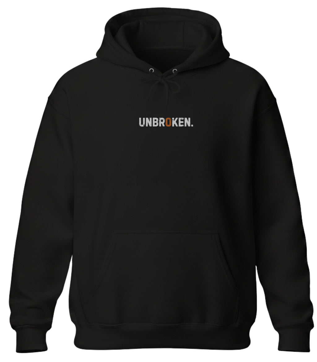 UNBROKEN LOGO CENTER HOODIE