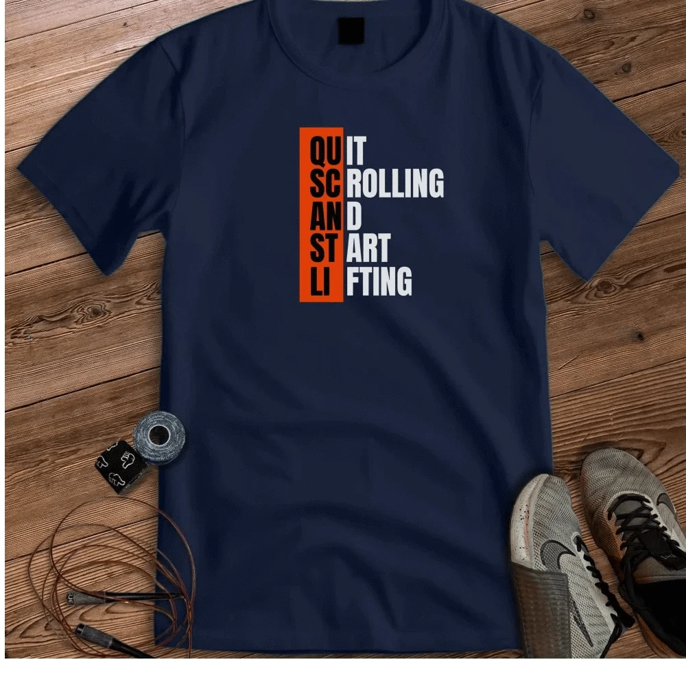 QUIT SCROLLING T-SHIRT