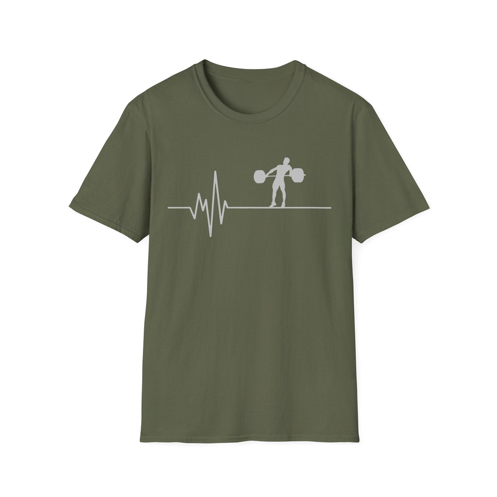 HEART BEAT LIFTER MAN T-SHIRT