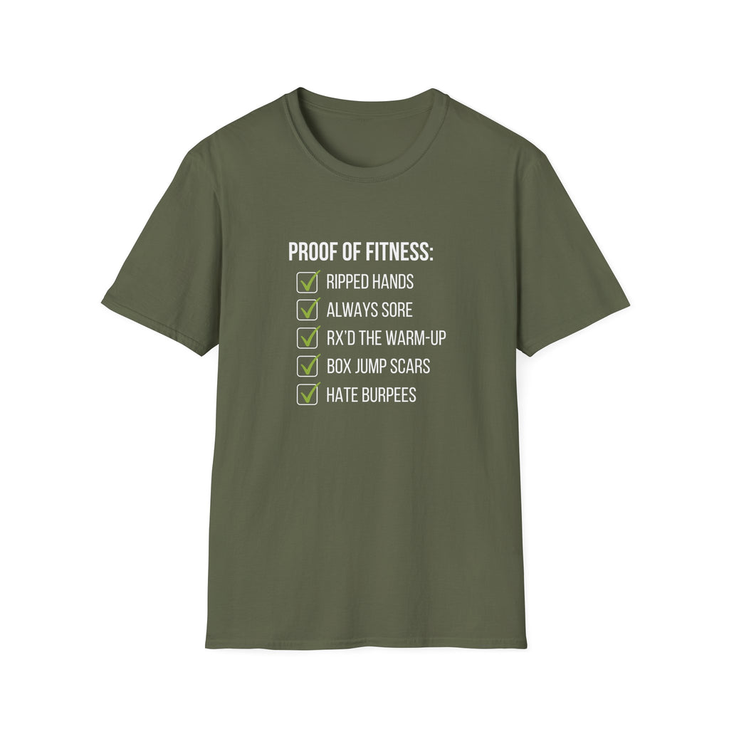 PROOF OF FITNESS T-SHIRT