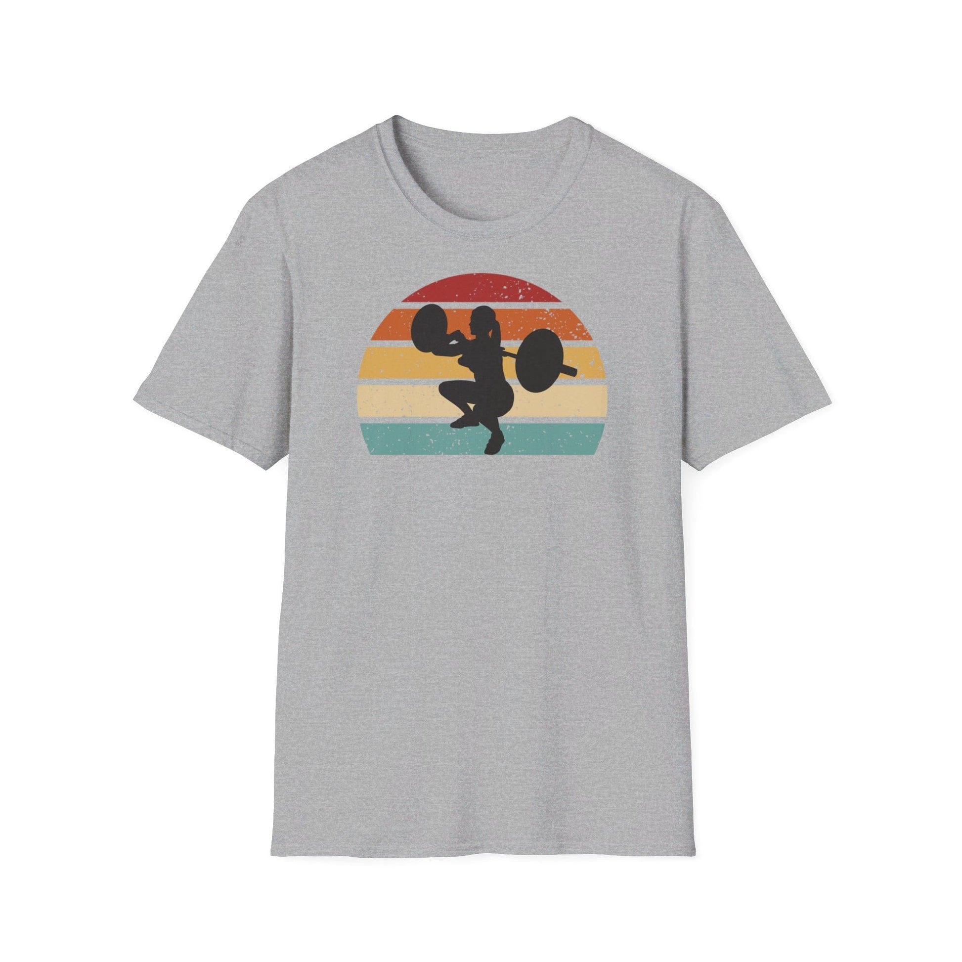 RETRO FRONT SQUAT KVINNA T-SHIRT