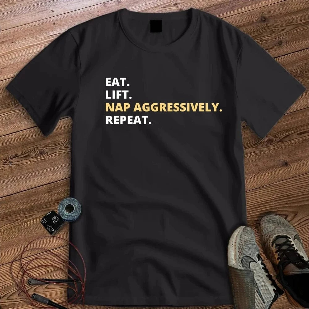 NAP AGGRESSIVELY T-SHIRT