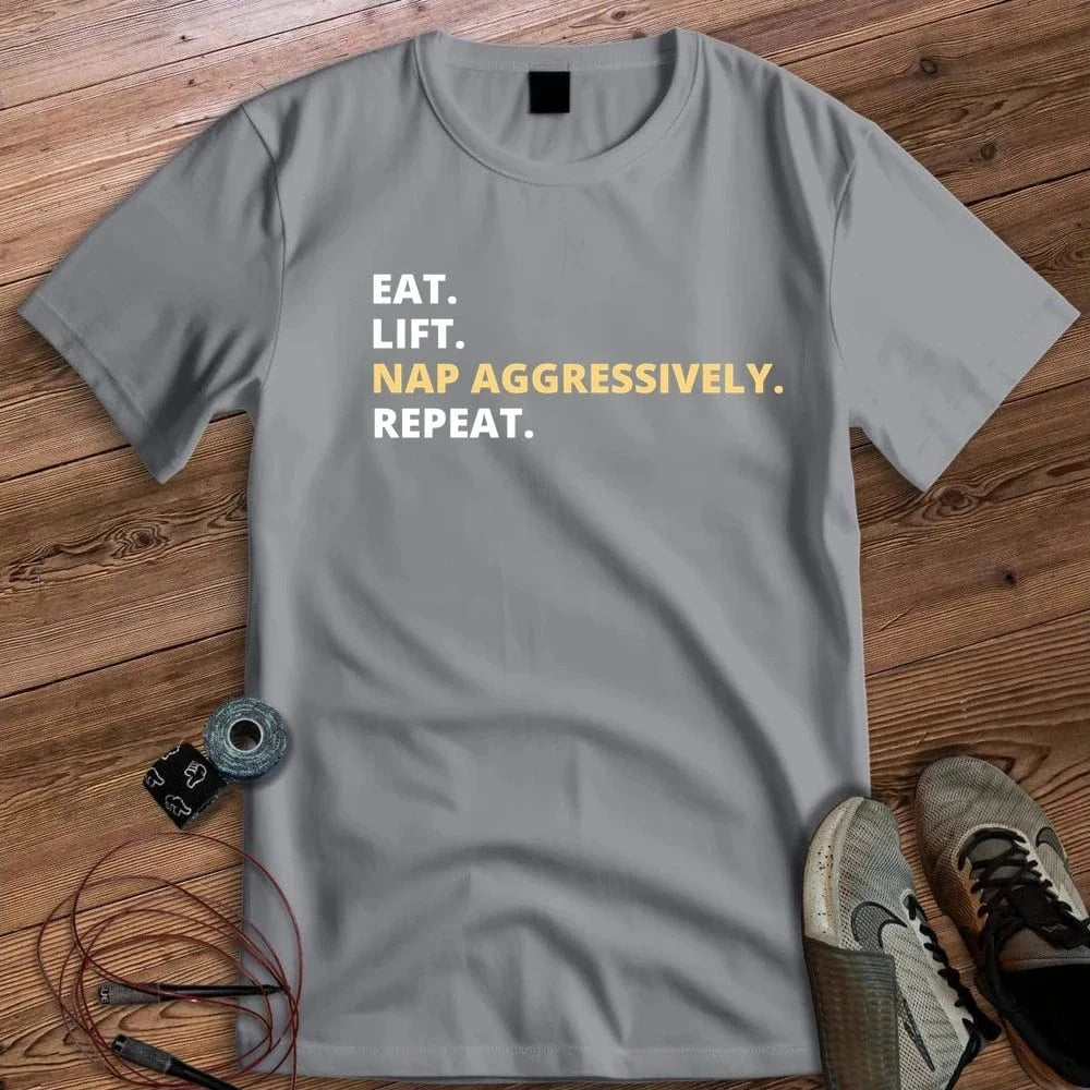 NAP AGGRESSIVELY T-SHIRT