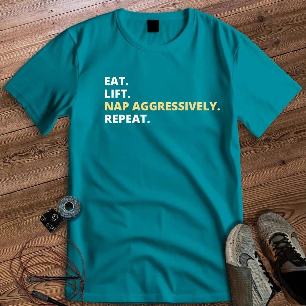 NAP AGGRESSIVELY T-SHIRT