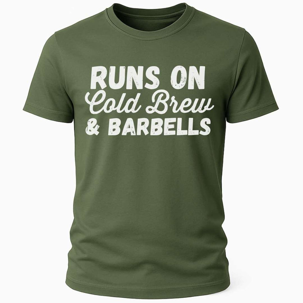 COLD BREW & BARBELLS T-SHIRT