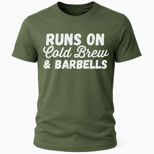 COLD BREW & BARBELLS T-SHIRT