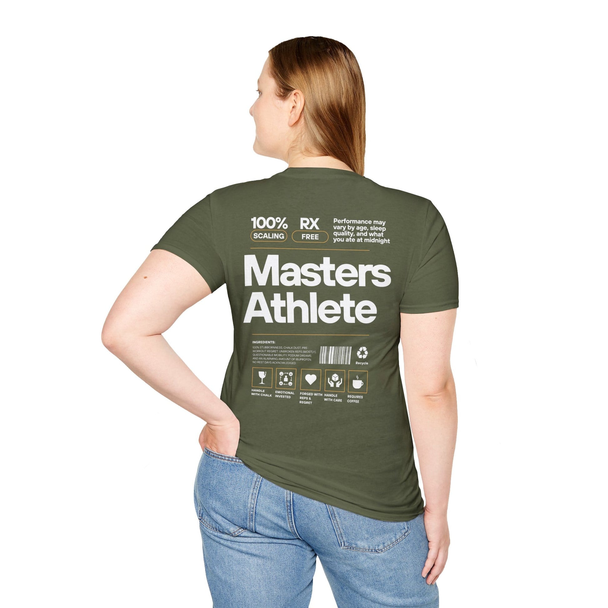 MASTERS ATHLETE BACK T-SHIRT