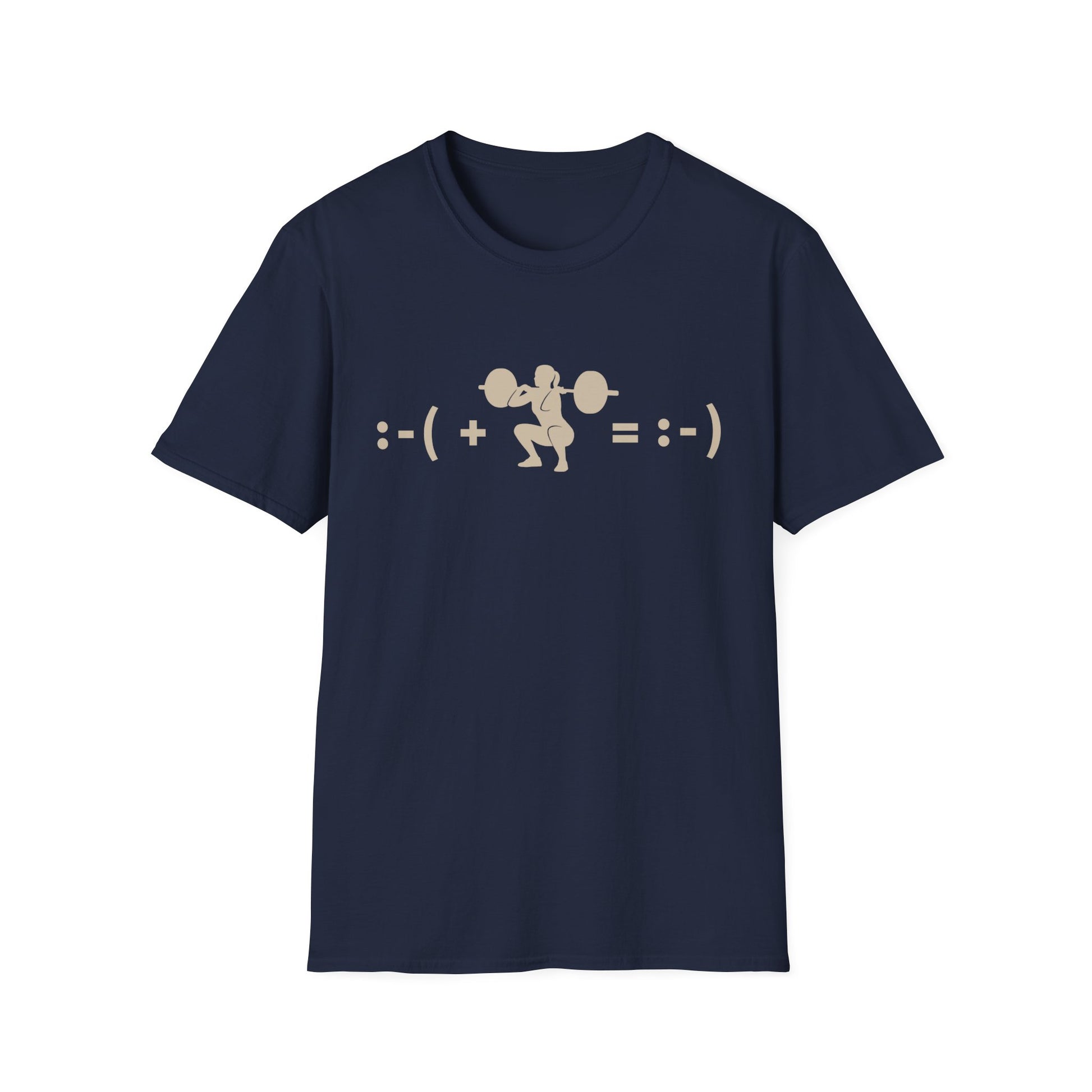 WOMAN LIFTING MATH T-SHIRT