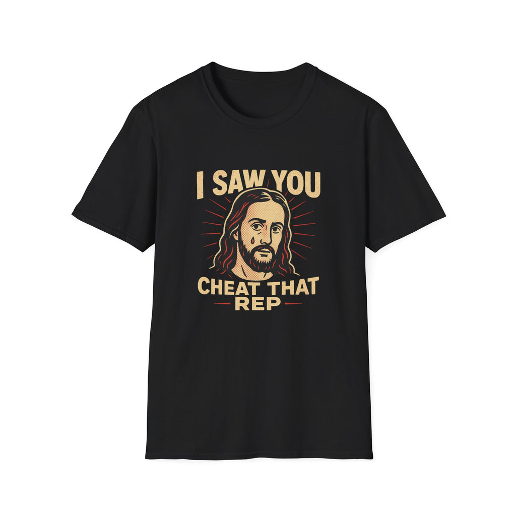 JESUS CHEAT THAT REP T-SHIRT