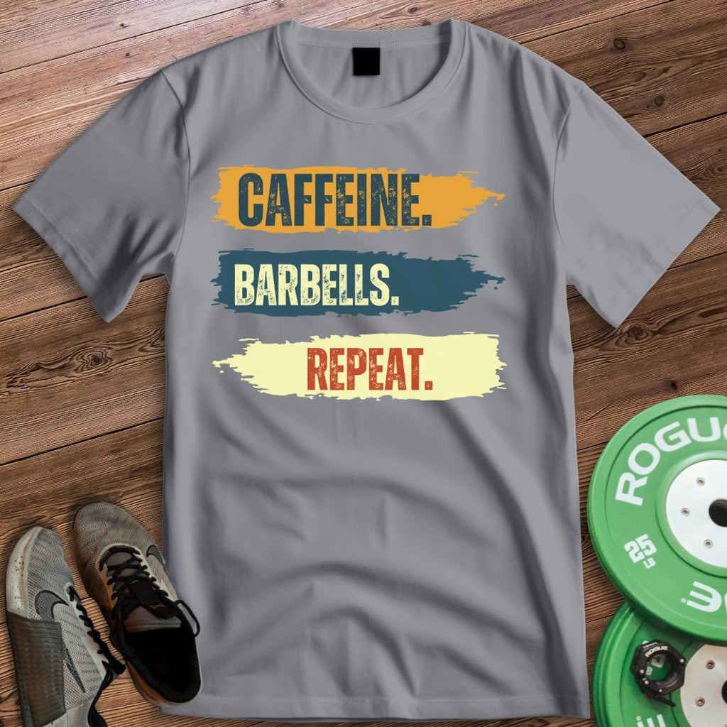 CAFFEINE BARBELLS T-SHIRT