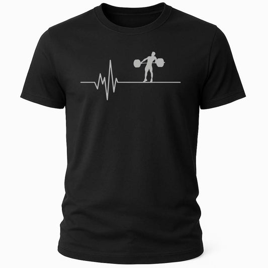 HEART BEAT LIFTER MAN T-SHIRT