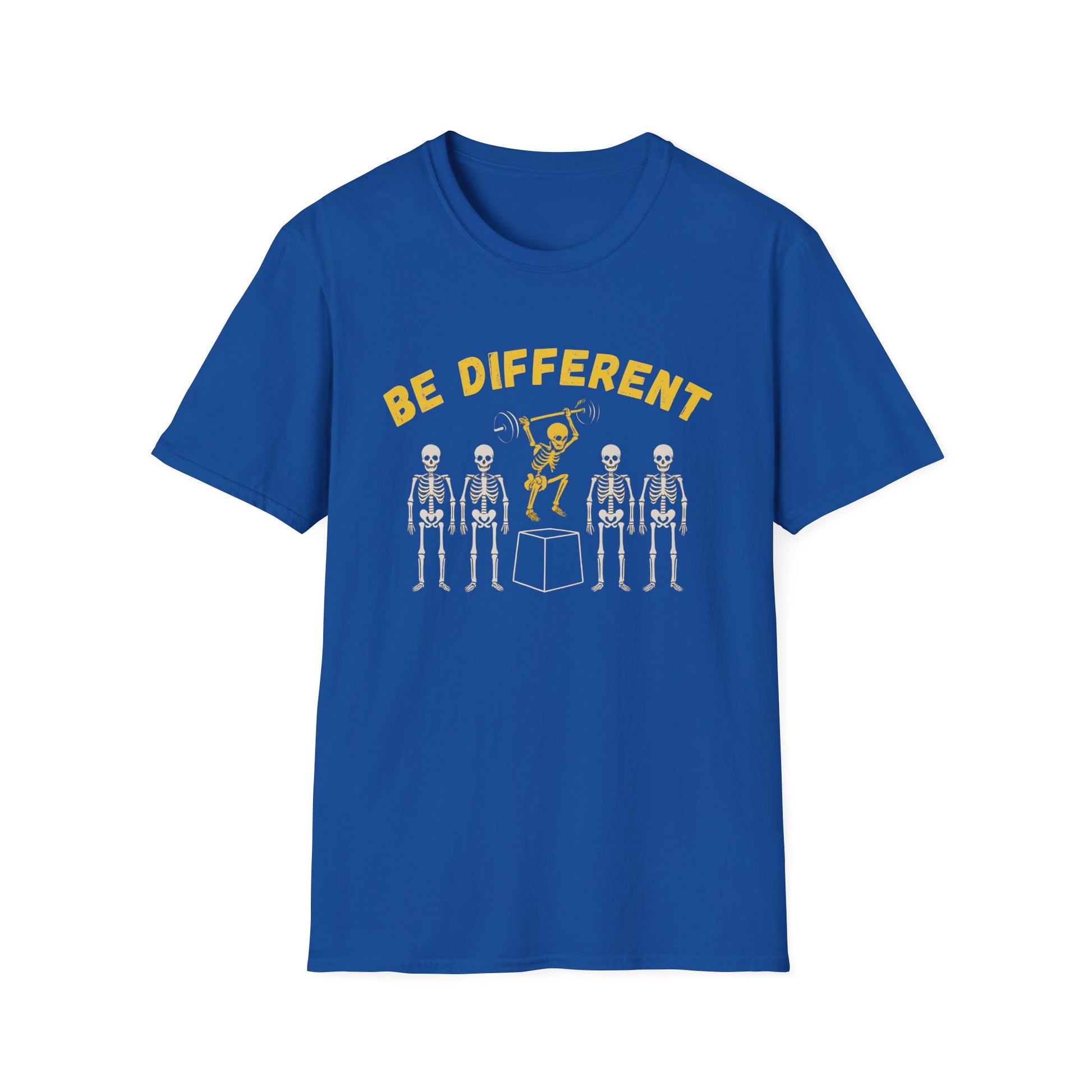 BE DIFFERENT SKELETON T-SHIRT