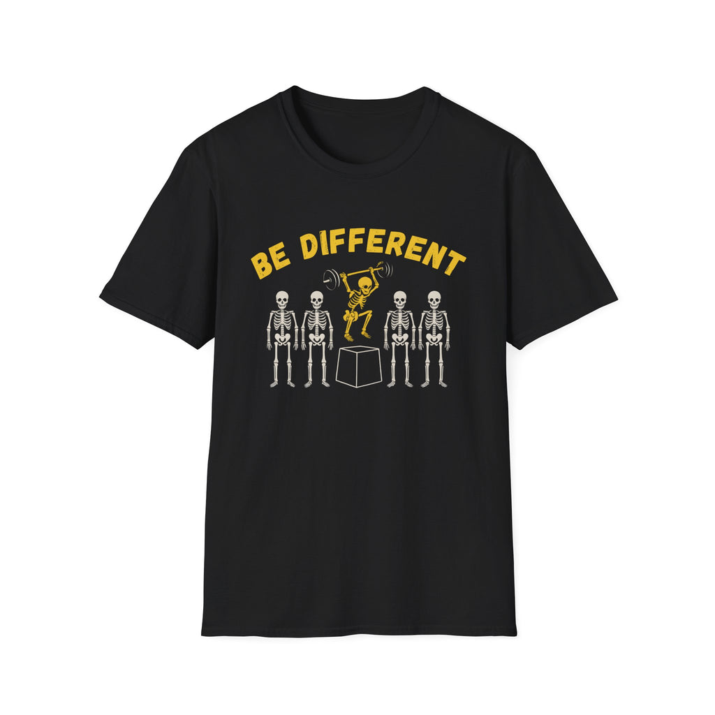 BE DIFFERENT SKELETON T-SHIRT