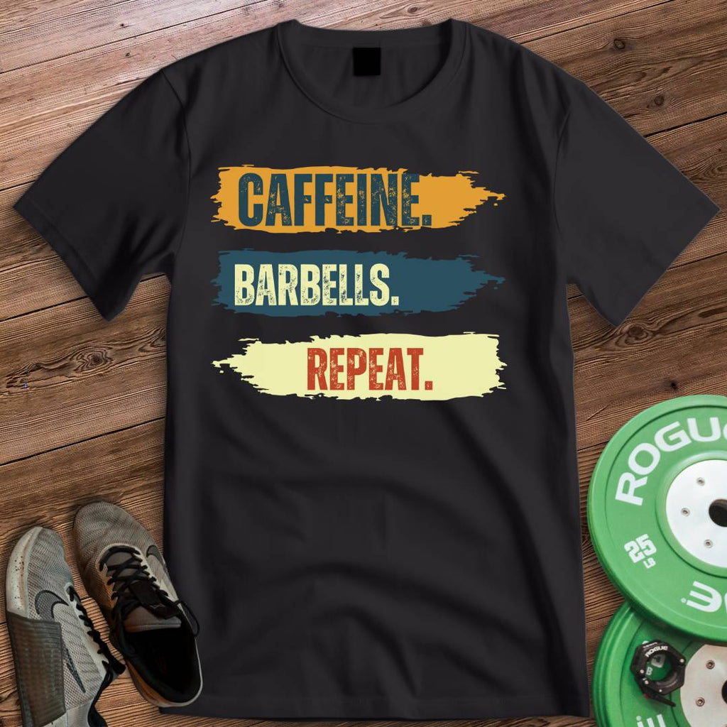 CAFFEINE BARBELLS T-SHIRT