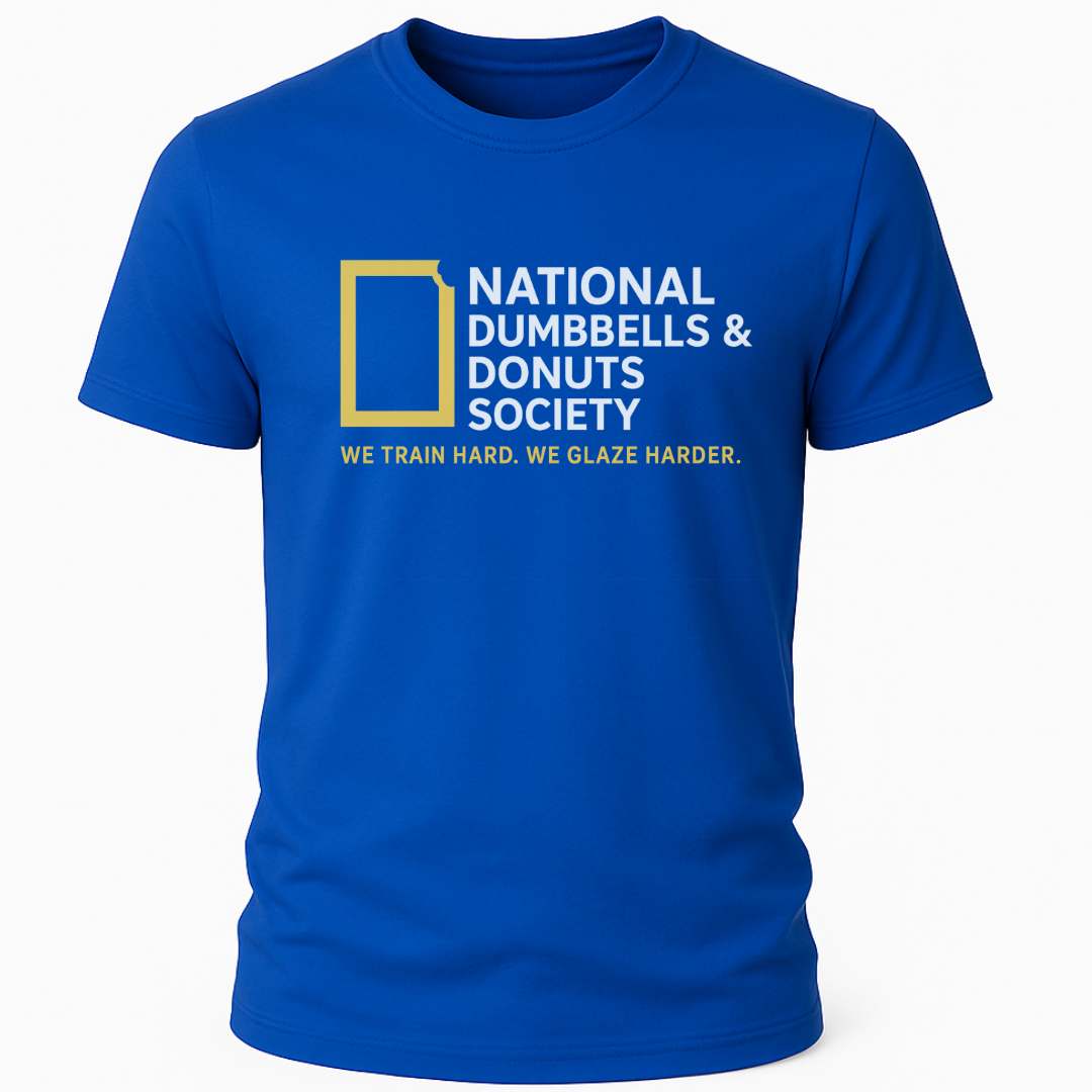 DUMBBELLS & DONUT SOCIETY T-SHIRT