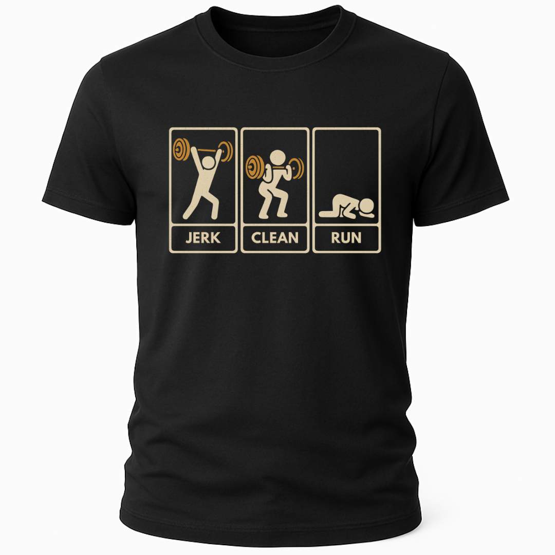 CLEAN JERK RUN T-SHIRT