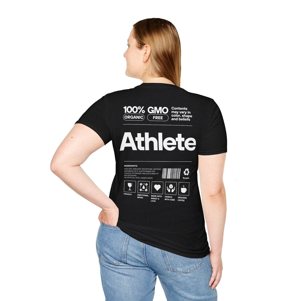 ATHLETE DESCRIPTION BACK T-SHIRT
