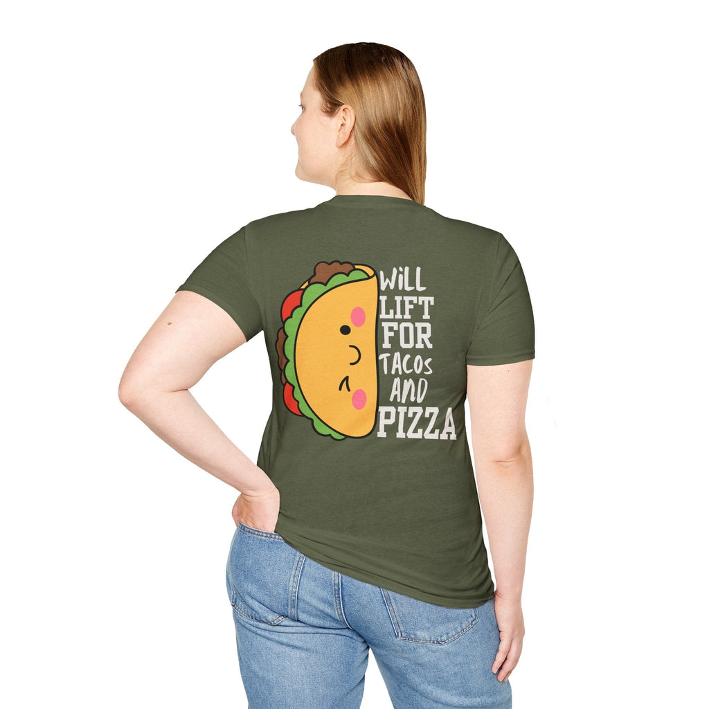 TACOS & PIZZA BACK T-SHIRT