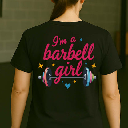 BARBELL GIRL BACK T-SHIRT