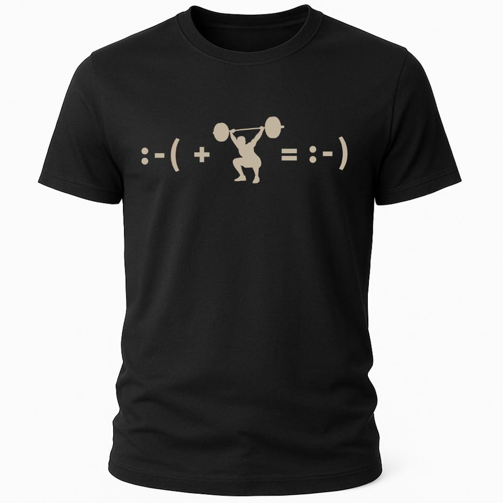 MAN LIFTING MATH T-SHIRT
