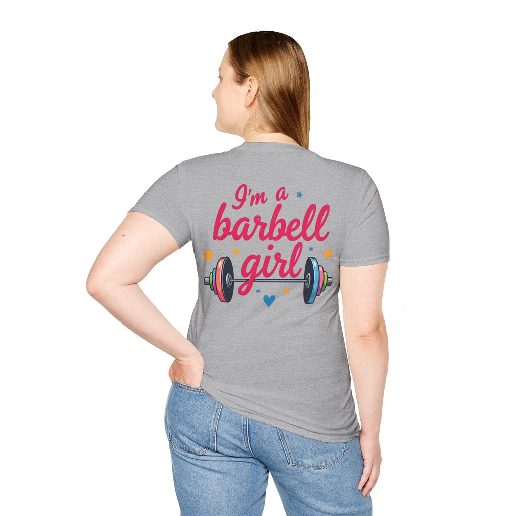 BARBELL GIRL BACK T-SHIRT