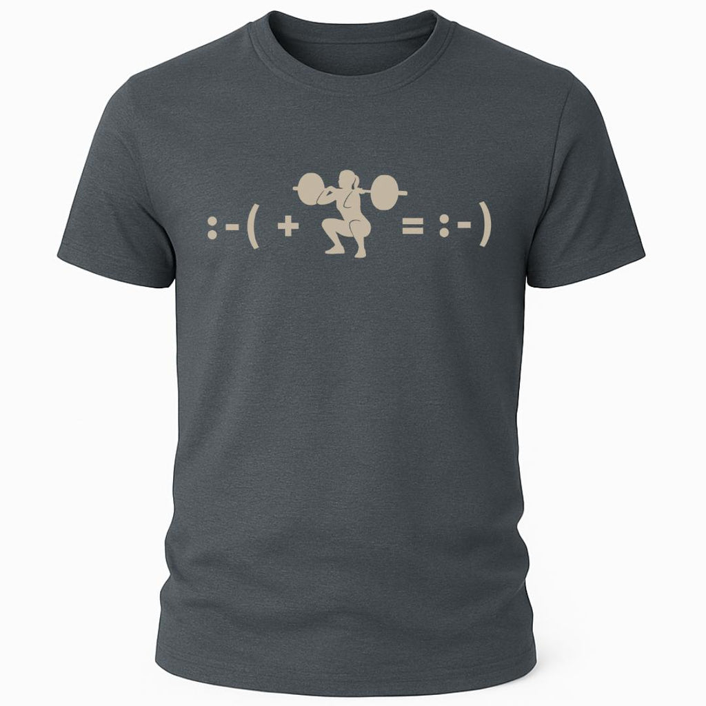 WOMAN LIFTING MATH T-SHIRT