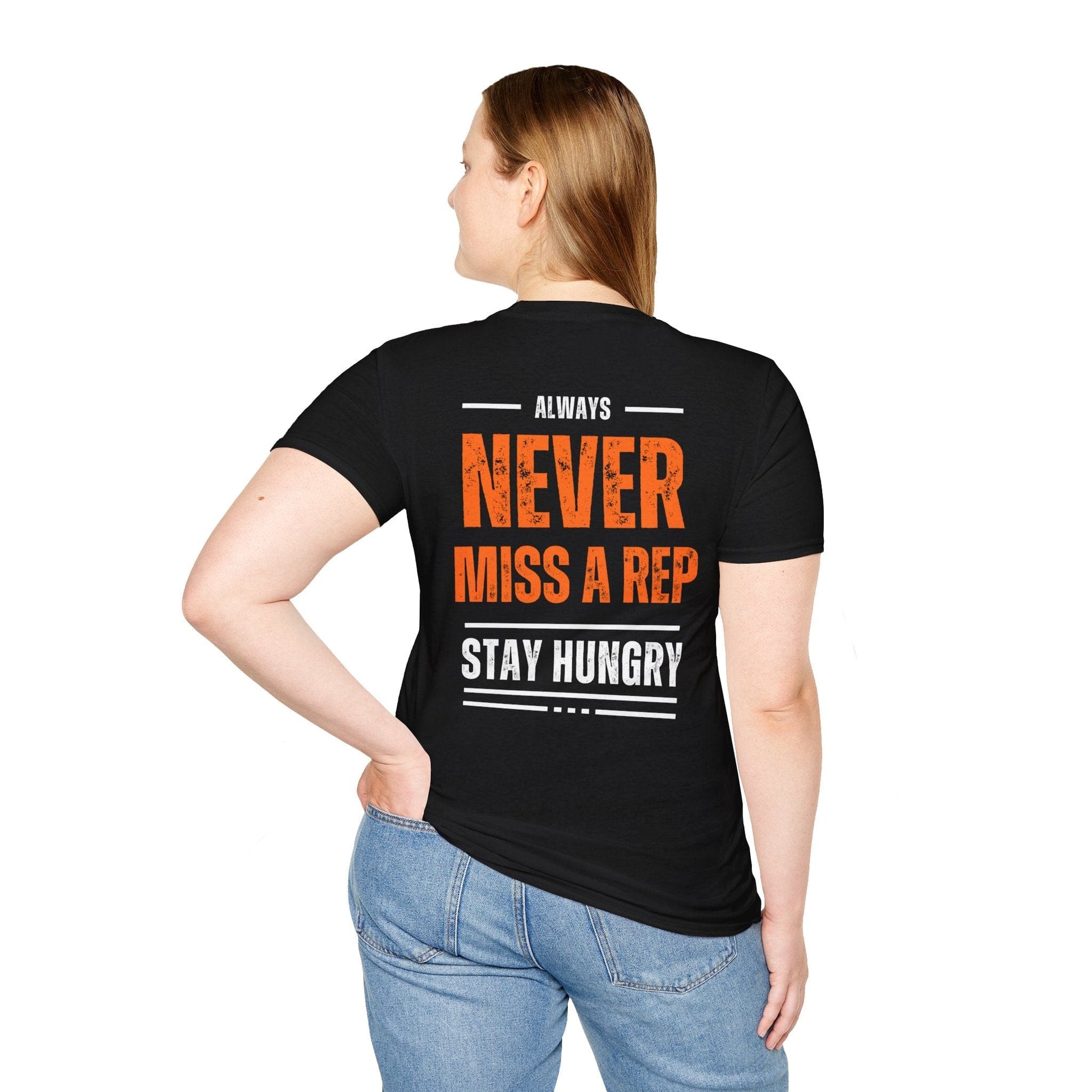 NEVER MISS A REP BACK T-SHIRT