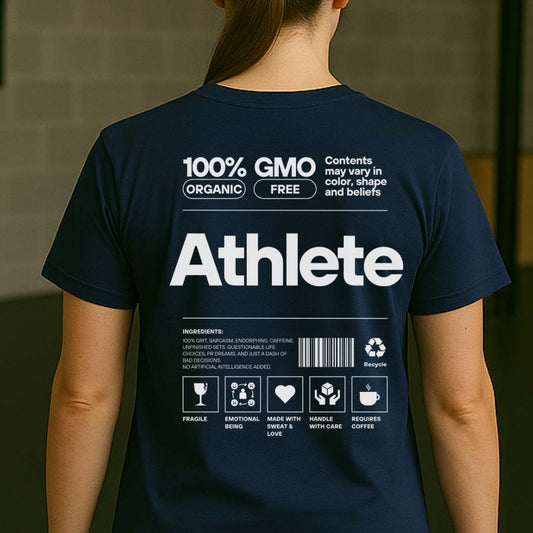 ATHLETE DESCRIPTION BACK T-SHIRT
