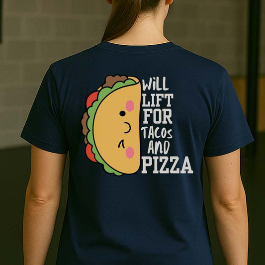 TACOS & PIZZA BACK T-SHIRT