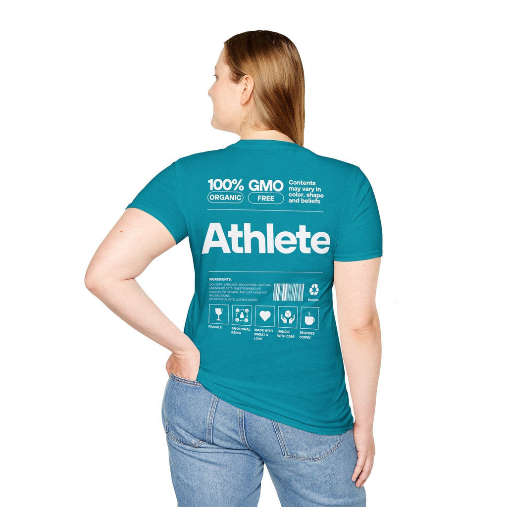 ATHLETE DESCRIPTION BACK T-SHIRT