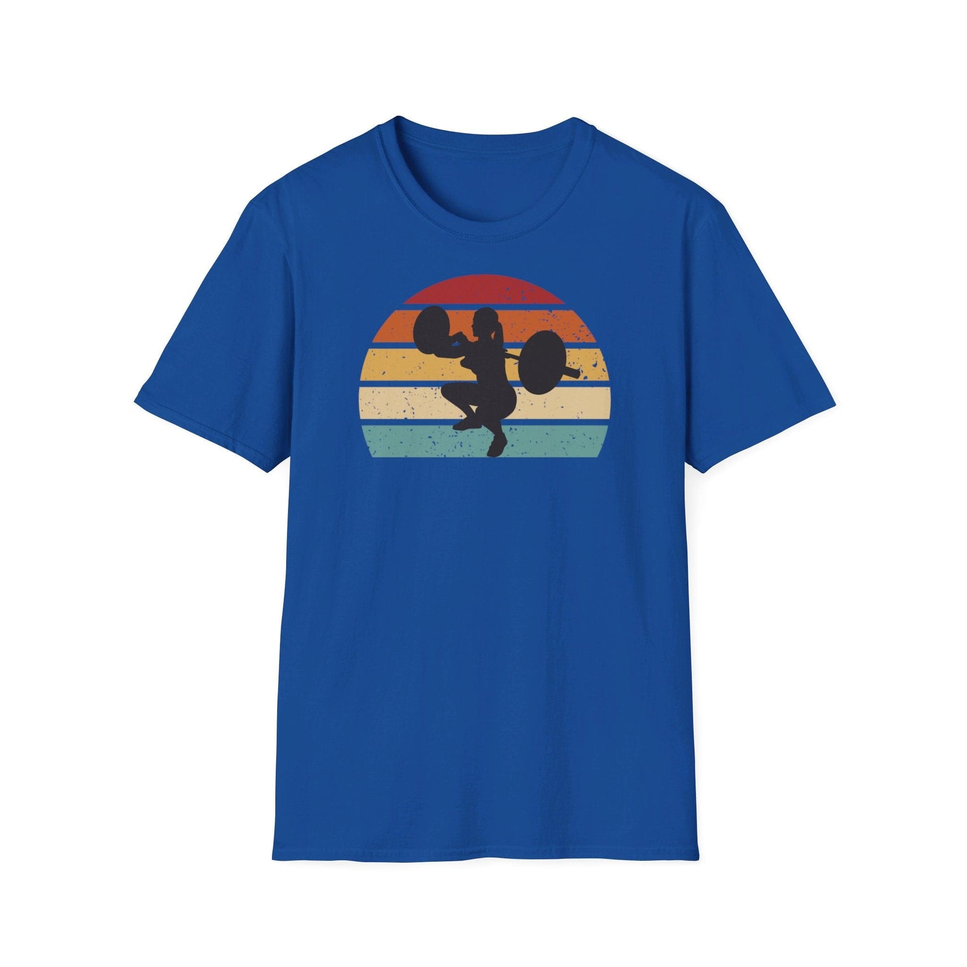 RETRO FRONT SQUAT KVINNA T-SHIRT