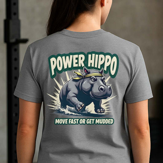 POWER HIPPO BACK T-SHIRT