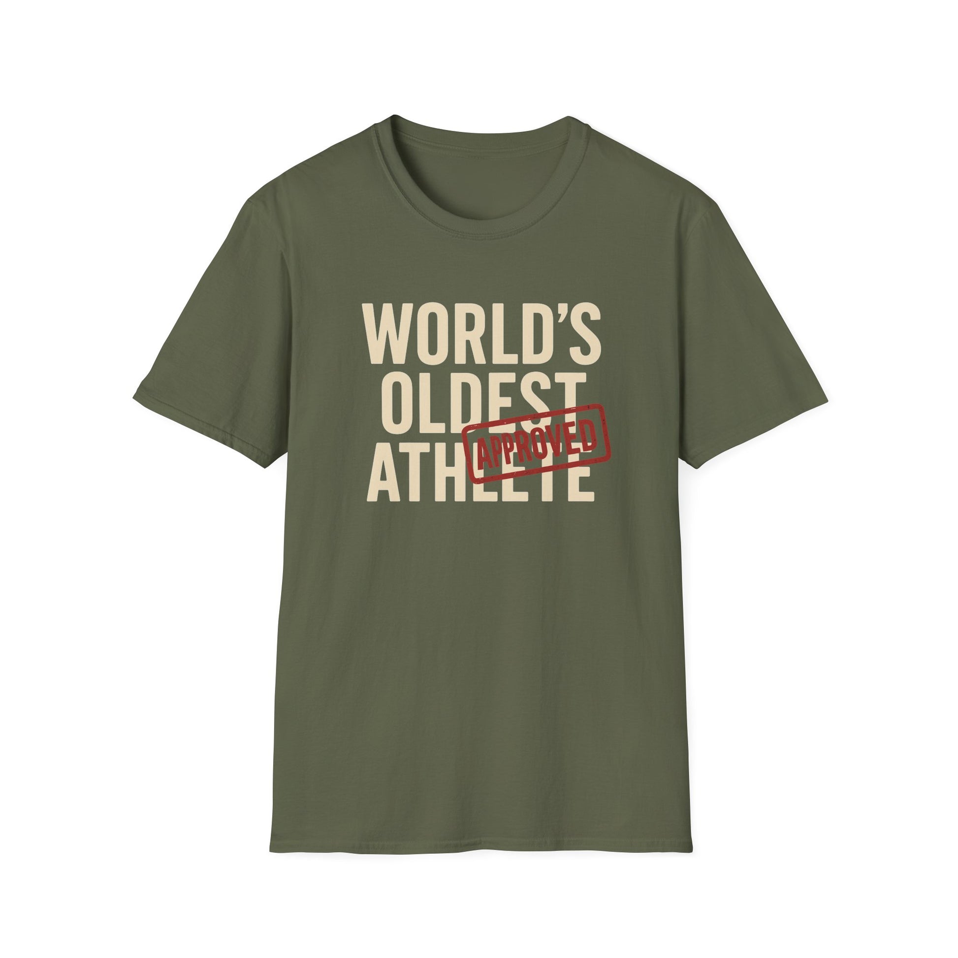 OLDEST ATHLETE APPROVED T-SHIRT