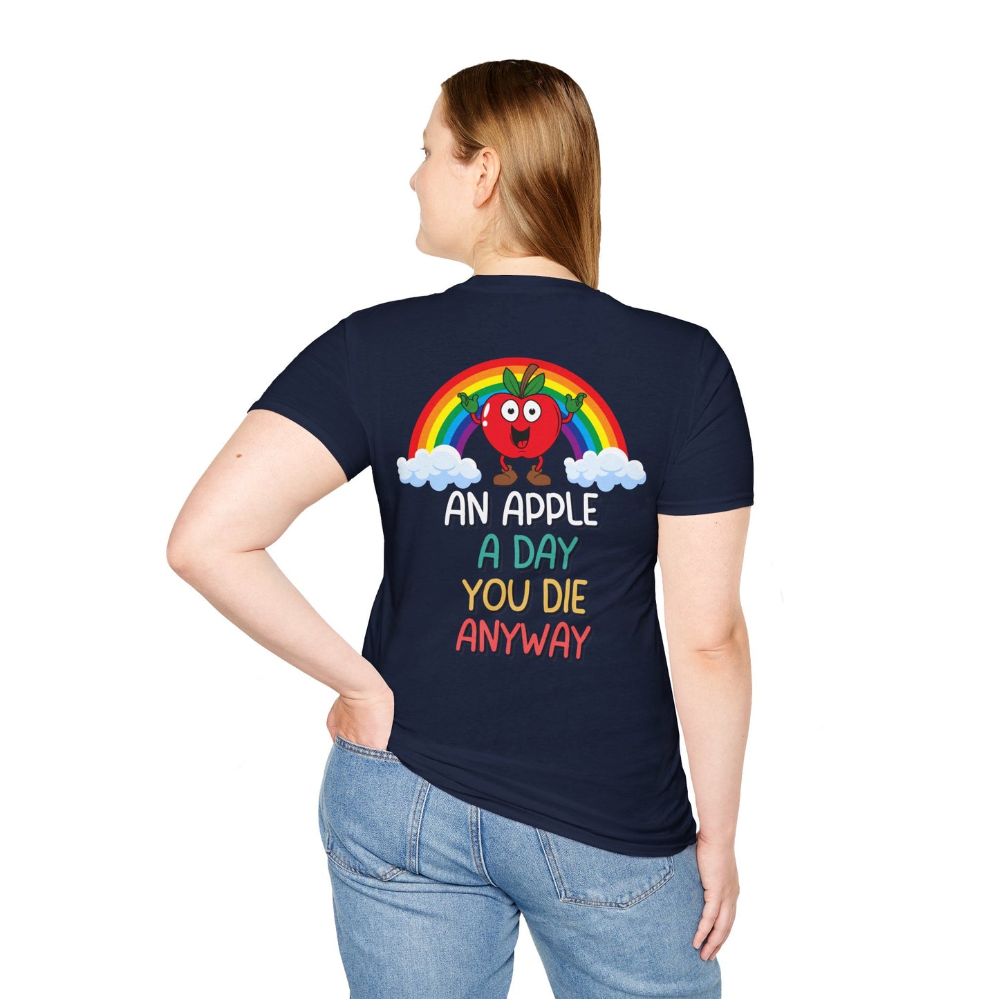 AN APPLE A DAY BACK T-SHIRT