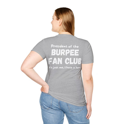 BURPEE FAN CLUB BACK T-SHIRT