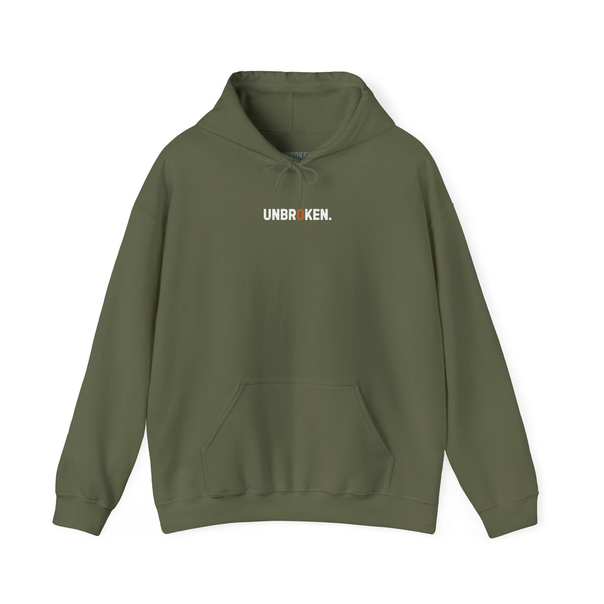 UNBROKEN LOGO CENTER HOODIE